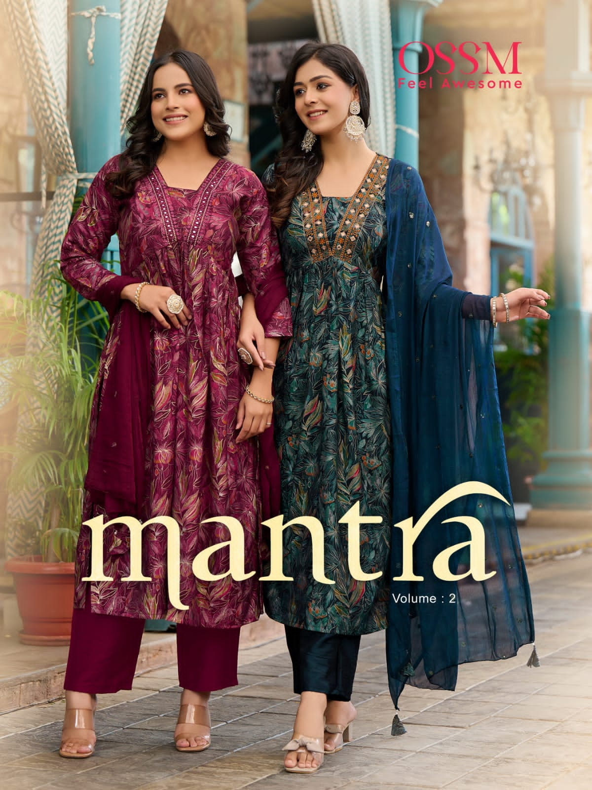 Mantra Vol 2 V Neck  Readymade Suits Catalog